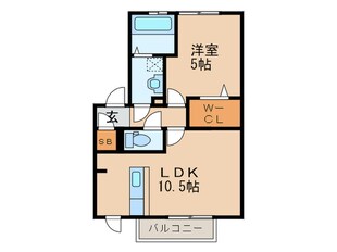 フェアプラッツＡ棟の物件間取画像